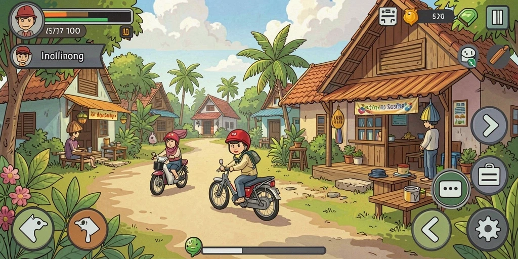 Tampilan awal yang memikat dan menarik.