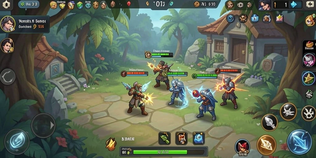 Screenshot menunjukkan tampilan permainan dengan grafis yang menakjubkan.