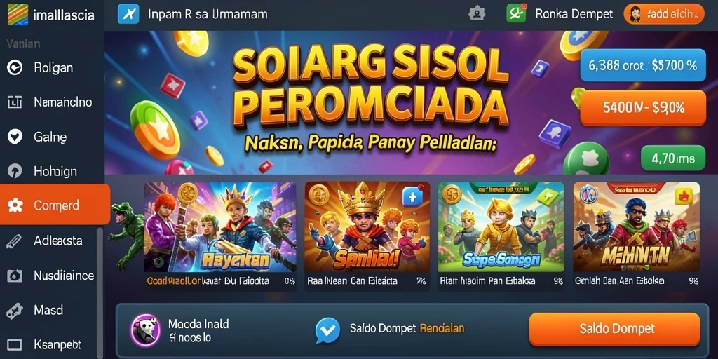 Tampilan awal permainan yang menarik.