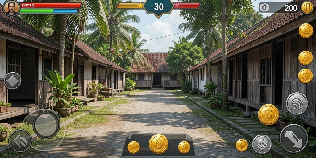 Tangkapan layar aksi petualangan seru di <strong>9ZK</strong>.