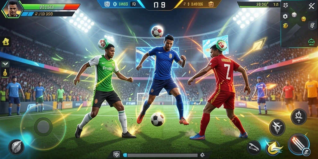 Tampilan antarmuka yang menarik pada layar utama.