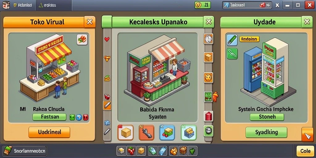 Tampilan antarmuka yang menarik dan user-friendly.