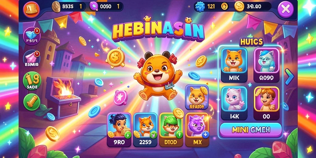 Tampilan awal permainan yang menarik.