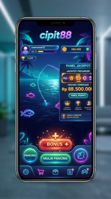 Galeri pratinjau visual cipit88 build APK resmi terbaru